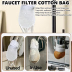 Sink Faucet Water Filter Cotton Pads with Cable Tie-  20 pieces pack