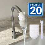 Sink Faucet Water Filter Cotton Pads with Cable Tie-  20 pieces pack