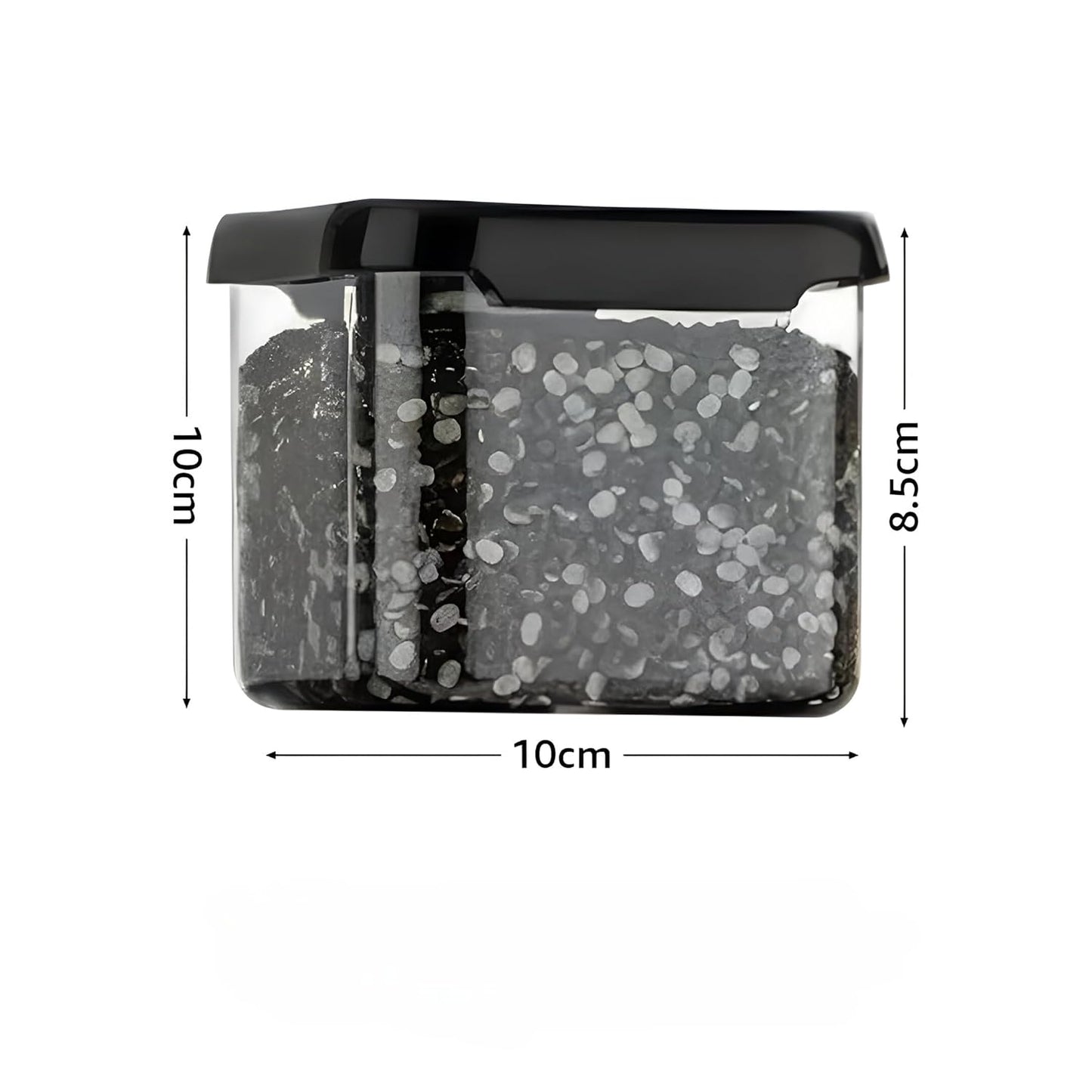 Elexac Cart Plastic Storage Jar & Container Set, pack of 6