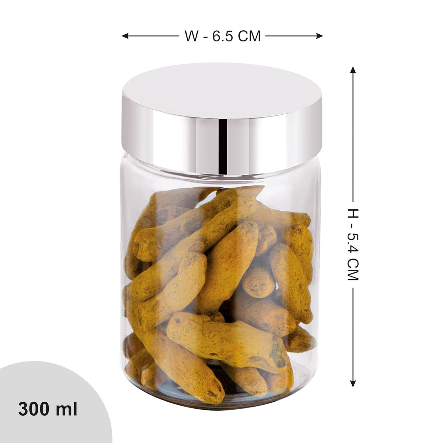 ElexeCart Airtight Kitchen Storage Containers Set with Spoon – BPA-Free Stackable Multipurpose Jars