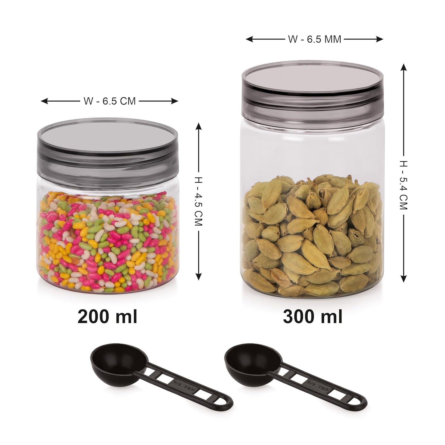 ElexaCart Airtight Kitchen Storage Containers Set – BPA-Free Stackable Pantry Jars for Kitchen Organization