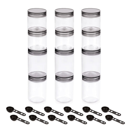 ElexaCart Airtight Kitchen Storage Containers Set – BPA-Free Stackable Pantry Jars for Kitchen Organization